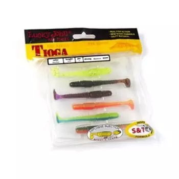 Виброхвосты съедоб. искусст. LJ Pro Series TIOGA 2.9in (07.40)/MIX1 7шт.