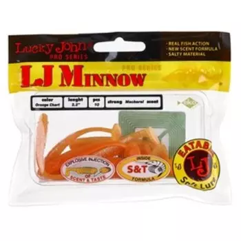 Виброхвосты съедобные LJ Pro Series MINNOW 2.2in (05.60)/T26 10шт.