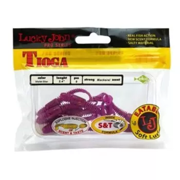Виброхвосты съедобные LJ Pro Series TIOGA 2.4in (06.20)/S26 9шт.