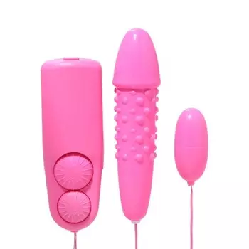 Виброяйца с выносным пультом, 143.5 см, розовый