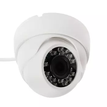 Видеокамера купольная EL MDp2.0(2.8)_V.4, AHD, 1/3", 2.1Мп, f=2.8мм, день/ночь, IP20, белая