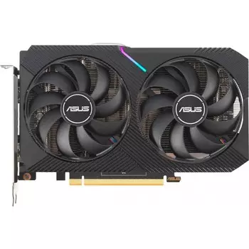 Видеокарта Asus DUAL-RX6500XT-O4G, AMD Radeon RX 6500XT, 4Gb, GDDR6, HDMI, DP