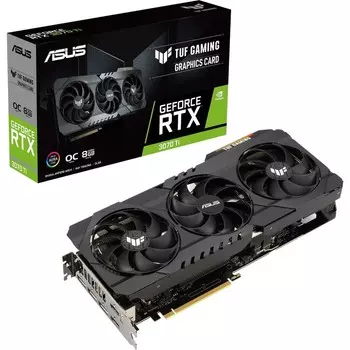 Видеокарта Asus TUF-RTX3070TI-O8G-GAMING, GeForce RTX 3070TI, 8Gb, GDDR6, HDMI, DP