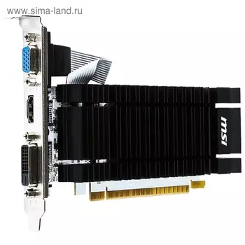 Видеокарта MSI GeForce GT 730 (N730K-2GD3H/LP) 2G,64bit,GDDR3,902/1600,DVI,HDMI,CRT