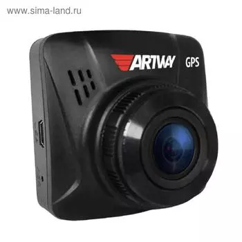 Видеорегистратор Artway AV-397 GPS Compact, 2", обзор 170°, 1920х1080
