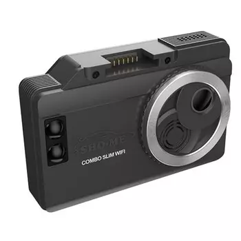 Видеорегистратор + радар детектор SHO-ME Combo Slim Wi-Fi, GPS 3840х2160, 4K, Sony 415