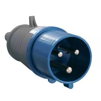 Вилка электрическая кабельная IEK, 32 А, 2P+PE, 220 В, IP44, ССИ-023, PSR01-032-3