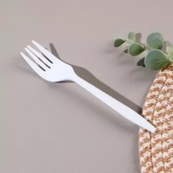 Вилка столовая одноразовая «БИО ЭКО стандарт S», цвет МИКС