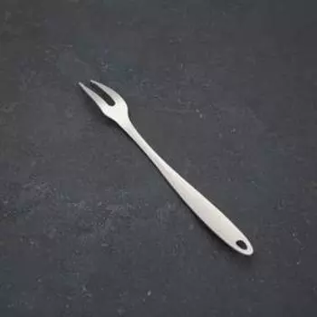 Вилка транжирная «Плетение», h=35 см, цвет серебряный