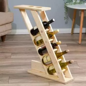 Винная полка, цвет натуральный