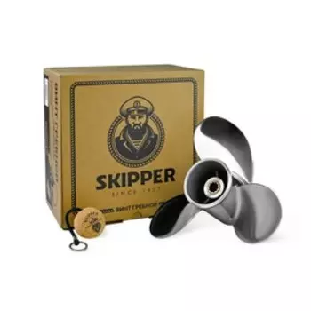 Винт гребной Skipper для Honda, мощность от 20-30 л.с., шаг 14, 3 лопасти, нержавеющая сталь 90001