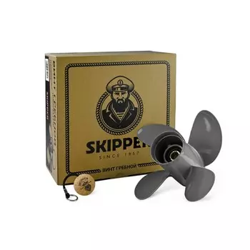 Винт гребной Skipper для Honda, мощность от 35-60 л.с., шаг 12, 4 лопасти, алюминиевый