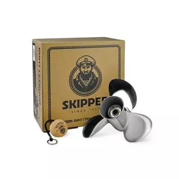 Винт гребной Skipper для Suzuki, мощность от 40 л.с., шаг 17, 3 лопасти, нержавеющая сталь 90001
