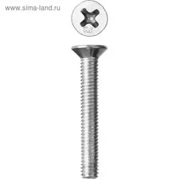 Винт "ЗУБР" DIN 7985, M3x8 мм, кл. пр. 8.8, цинк, 35 шт.