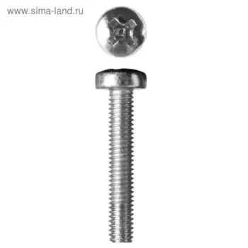 Винт ЗУБР, с полукруглой головкой, оцинкованный, DIN7985, М4х40 мм, 9 шт