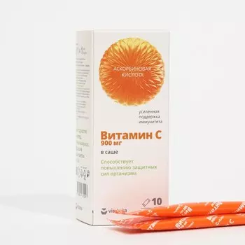 Витамин С Витатека шипучий порошок, 10 саше-пакетов по 5 г