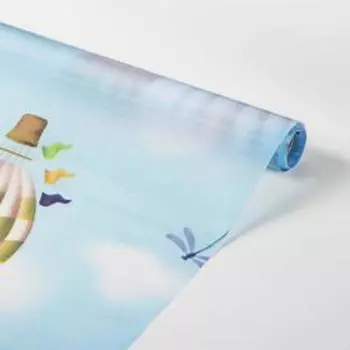 Витражная плёнка «Воздушные шары», 45200 см