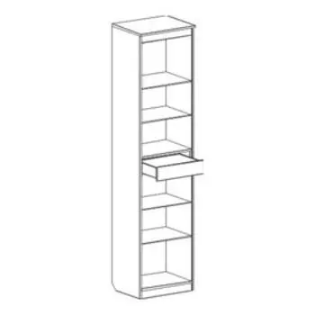 Витрина Гостиная Элана Дуб Сонома