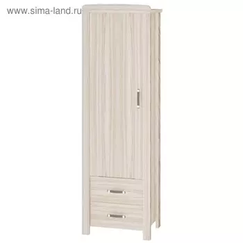 Витрина с глухим фасадом, 600 360 1910 мм, цвет карамель / карамель
