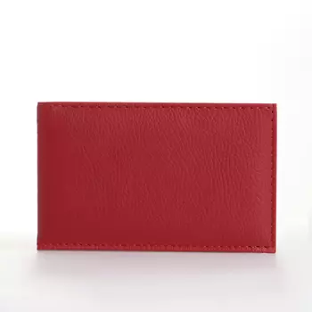 Визитница, 18 карт, цвет красный