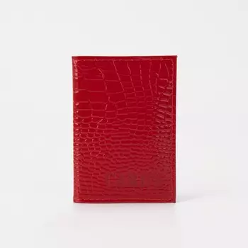 Визитница, 18 карт, цвет красный