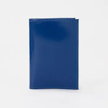 Визитница, 18 листов, цвет синий