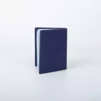 Визитница, 20 листов, цвет тёмно-синий