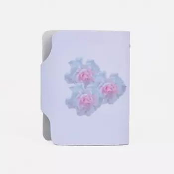 Визитница, 28 карт, цвет белый