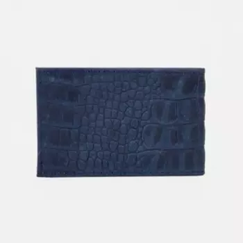 Визитница, 18 карт, цвет синий