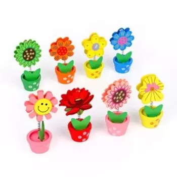 Визитница-прищепка «Цветочная полянка», цвета МИКС