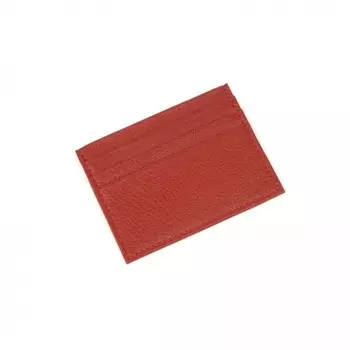 Вк214-113 Визитница ( кардхолдер ) Вк214,красный флотер - 113