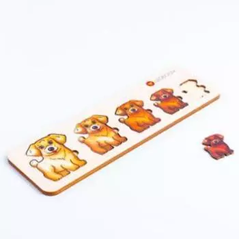 Рамка - вкладыши «Собачки», 5 деталей