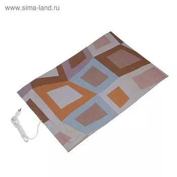 Влагозащищенный коврик с подогревом "Тепло Крыма" КВЛЗ-60, №2, 60 Вт, 600х400 мм, МИКС