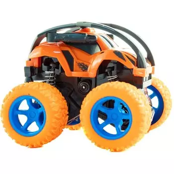 Внедорожник-перевертыш Big Wheels в дисплее, оранжевый