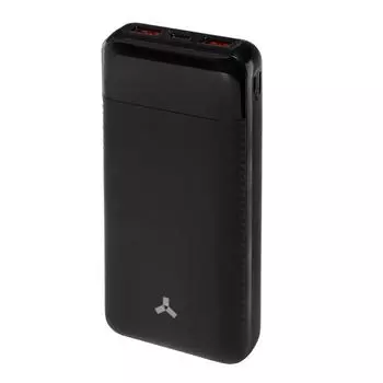 Внешний аккумулятор Accesstyle Arsenic II 20PQD, 20000мАч, 2хUSB, Type-C, 3А, черный