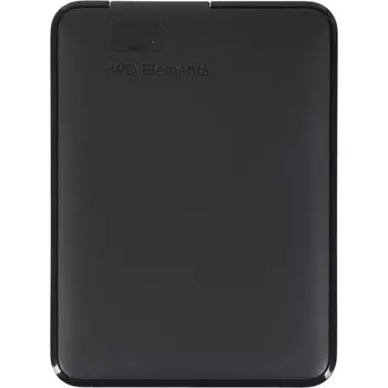 Внешний жесткий диск WD WDBUZG0010BBK-WESN Elements Portable, 1 Тб, USB 3.0, 2.5", чёрный