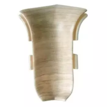 Внутренний угол для плинтуса SALAG 73 Дуб Полярный, (1шт блистер)