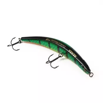 Воблер Akara Crooked Minnow 110F, цвет A11, 11 см, 10 г