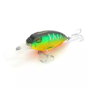 Воблер HACKER MAD CRANK DEEP 55FL, 55 мм, 2-4.5 м, цвет Matt Dark Tiger