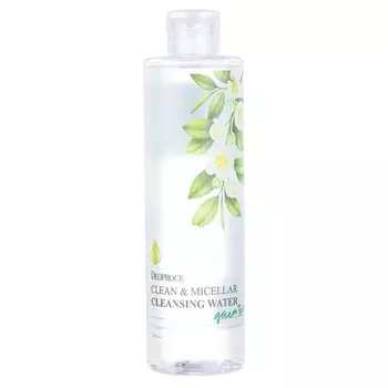 Вода мицеллярная Deoproce Clean & Micellar Cleansing Water Green Tea, очищающая, 300 мл
