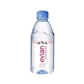 Вода минеральная природная столовая Evian, 0,33 л