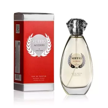 Вода парфюмированная женская Carlo Bossi Soffio Accento Silver, 100 мл