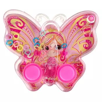 Водная игра с колечками «Бабочка», розовый