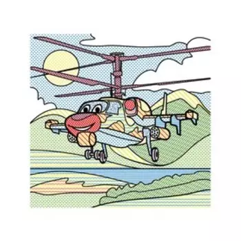 Водные раскраски. Боевые вертолеты