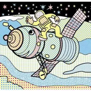 Водные раскраски «Космическая техника»