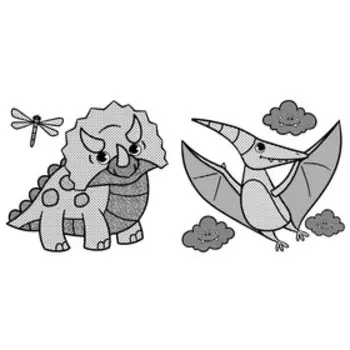 Водные раскраски с секретом. Динозаврик