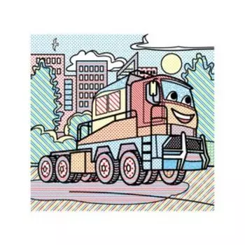 Водные раскраски. Тягачи