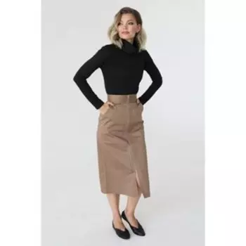 Водолазка базовая из плотного трикотажа, размер 44