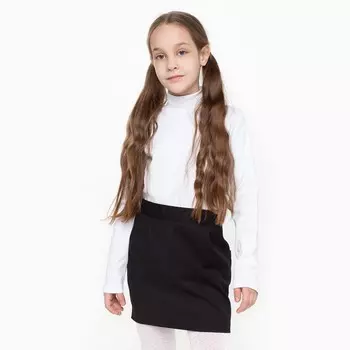 Водолазка детская, цвет белый, рост 134 см