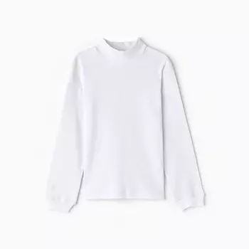 Водолазка детская, цвет белый, рост 140 см